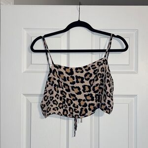 Victoria's Secret Leopard Print Crop Top
